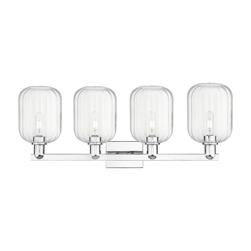 Innovations Lighting Downtown Urban - Preston - 4 Light 36" Jar Shade Bath Vanity Light