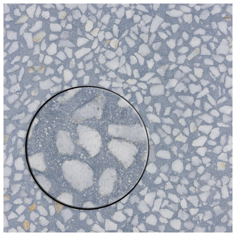 Merola Tile Farnese Amalfi Azul 11-1/2" x 11-1/2" Porcelain Floor and Wall Tile