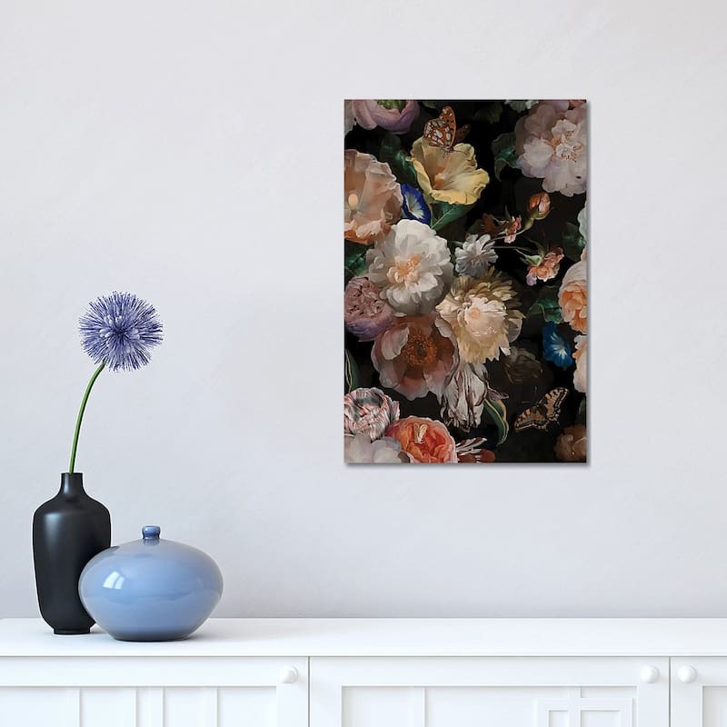 iCanvas "Dutch Antique Flowers" by UtArt Canvas Print - 18x12x1.5