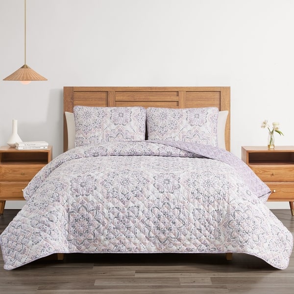 slide 2 of 4, Adara Quilt Set King - 3 Piece