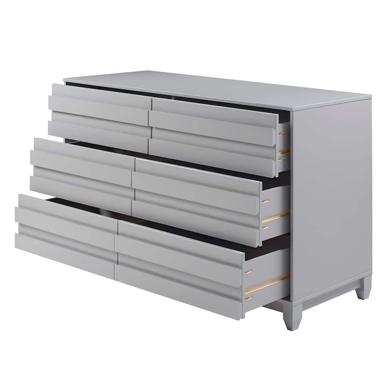 Middlebrook Contemporary Solid Wood 6-Drawer Dresser
