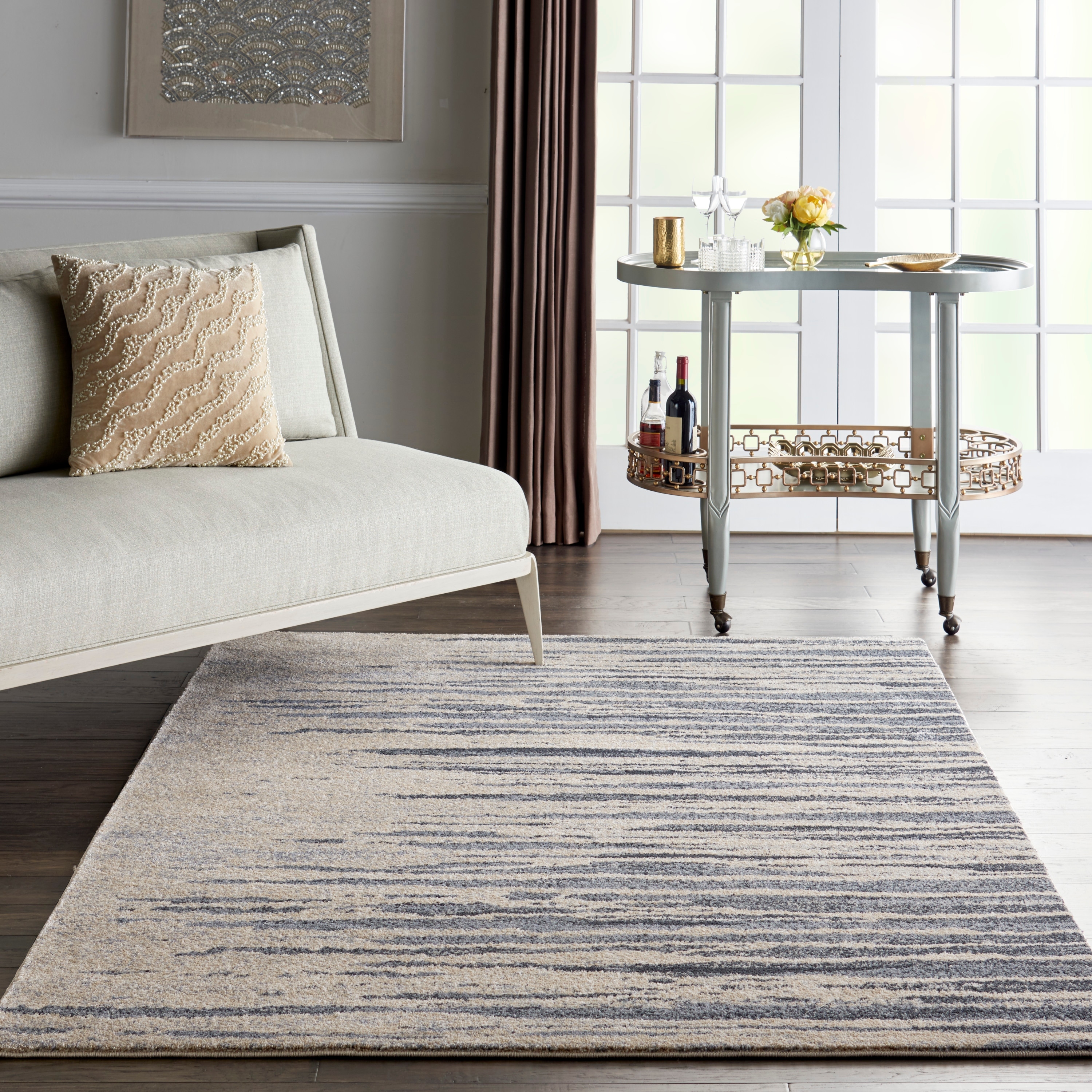 Moroccan Celebration Abstract Modern Area Rug