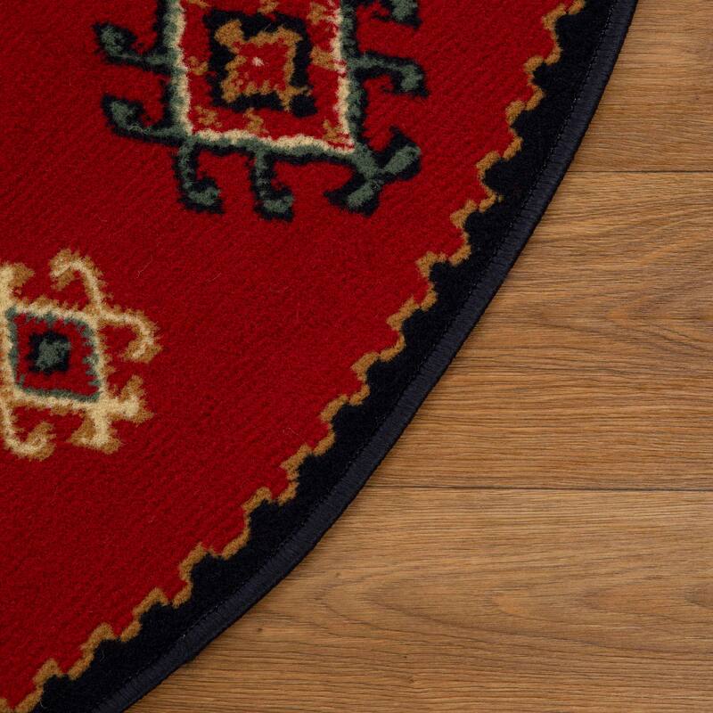 Geometric Bohemian Rustic Power-Loomed Area Rug by Superior