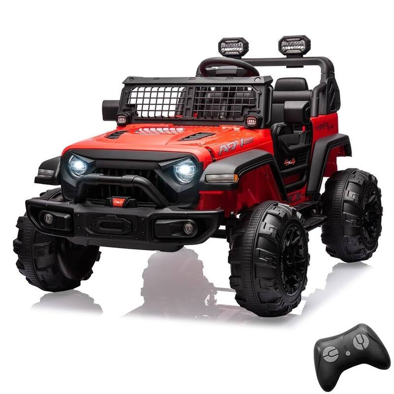 24V 9Ah Kids Ride On 2 Seaters Electric Car with Remote Control - Red