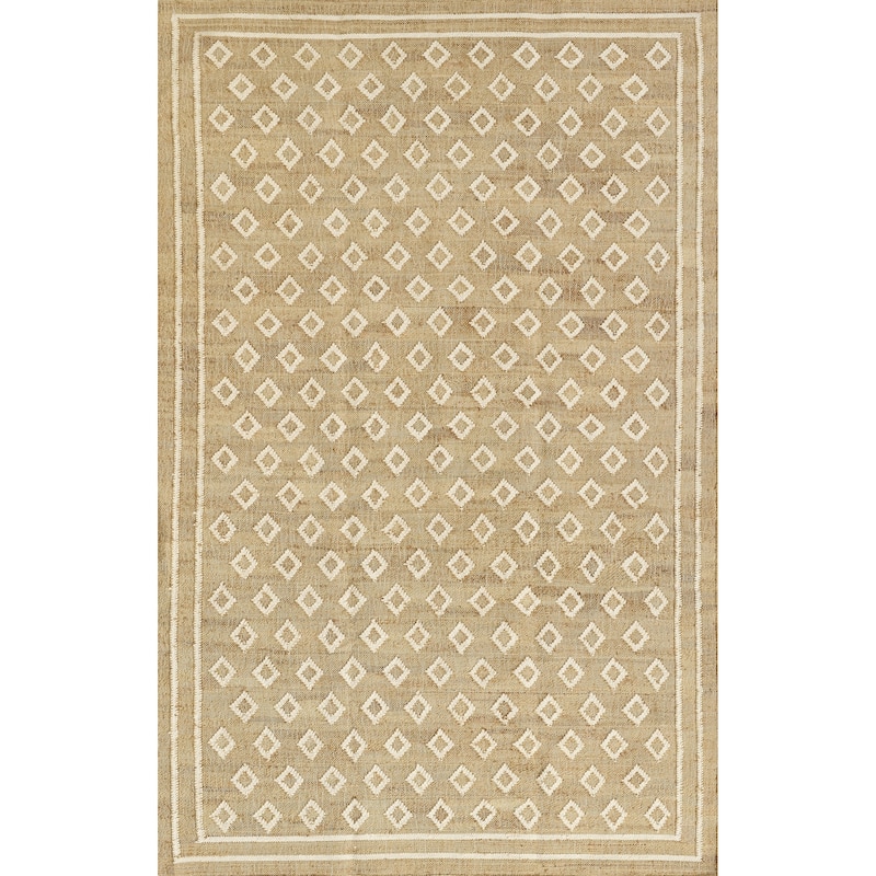 Erin Gates by Momeni Orchard Tiny Diamond Hand Woven Wool and Jute Rug