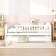 preview thumbnail 8 of 95, Roomfitters Twin Size Daybed Wood Frame with Two Storage Compartments, Space-Saving and Stylish Design for Any Room