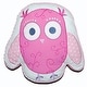 preview thumbnail 5 of 7, Cozy Line Pink Owl Cotton Quilt Bedding Set with Decorative Throw Pillows