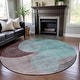 preview thumbnail 27 of 110, Premium Washable Super Soft Modern Geo Mayfield Rug Teal - 8' x 8'