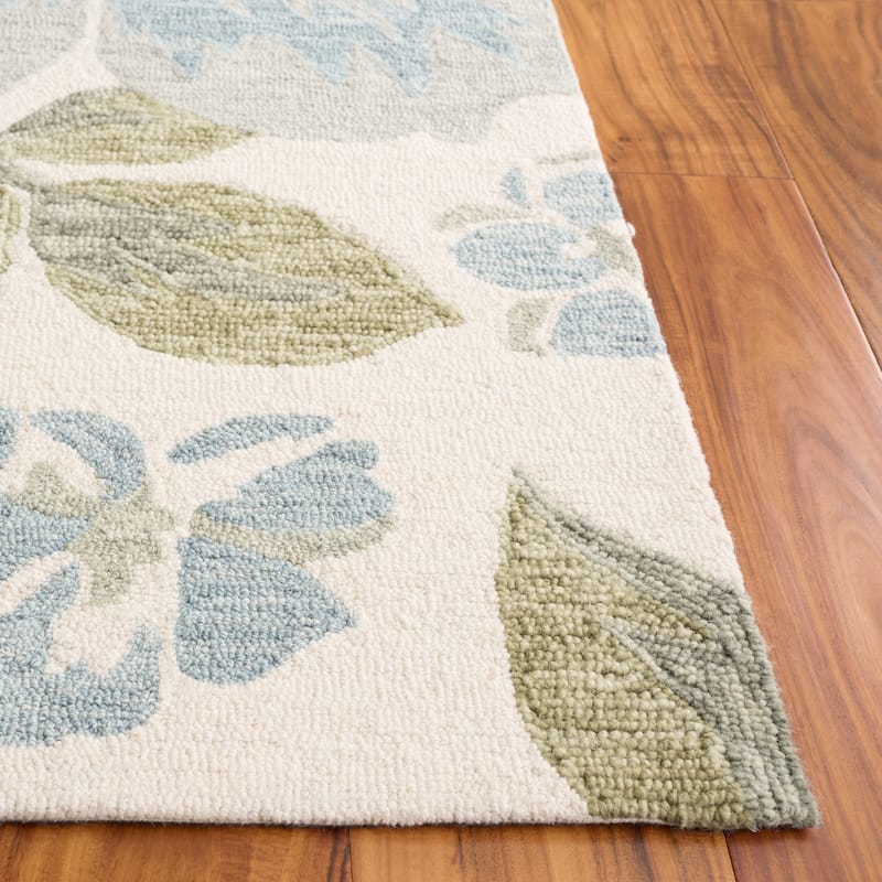 SAFAVIEH Handmade Jardin Florinka Floral Wool Rug