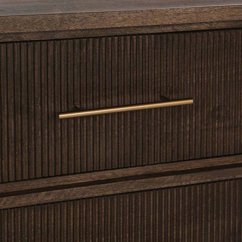 Classic Home Westlake 2-Drawer Mango Wood Nightstand