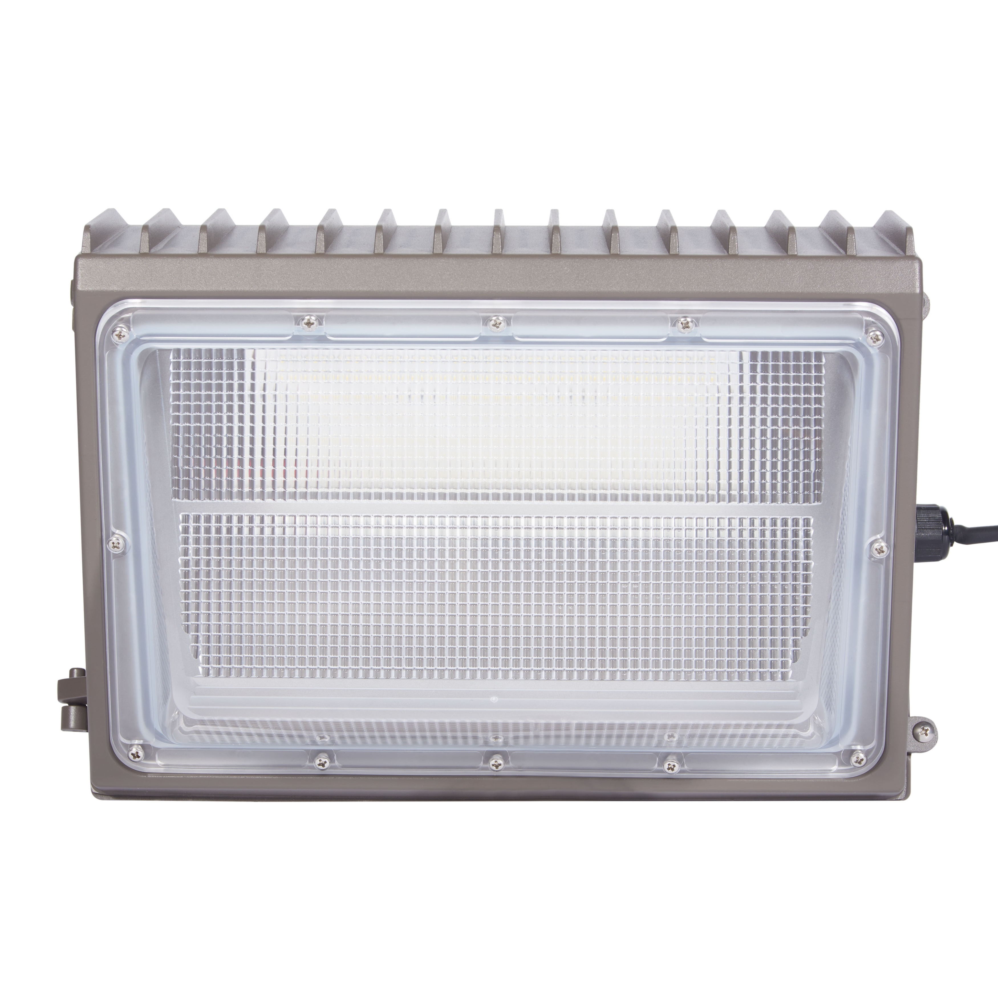 SAFAVIEH Lighting Albi Commercial Lighting LED Wall Pack Light 150W 16800 Lumens - Bronze - 14Wx7Dx9H