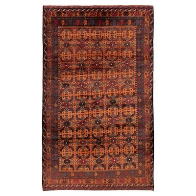 Teimani Burnt Orange Rug 3'9" x 6'6" - 3'9 x 6'6