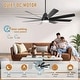 preview thumbnail 15 of 60, 48in/52in/66in/72in/84in Industrial Matte Black Large Windmill Ceiling Fan with Light and Remote