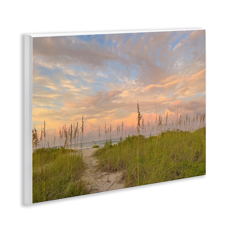 Stupell Serene Coastal Path Grasses Wall Plaque Art Design By Mary Lou Johnson