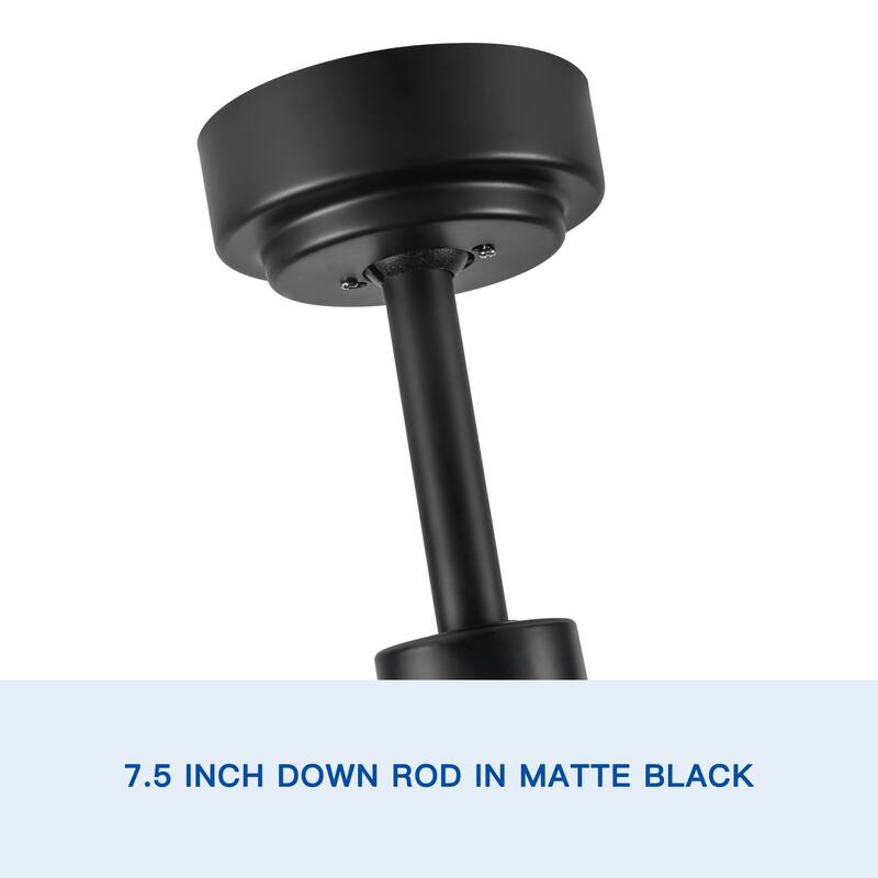 72" Ceiling Fan with LED light and App Remote Control