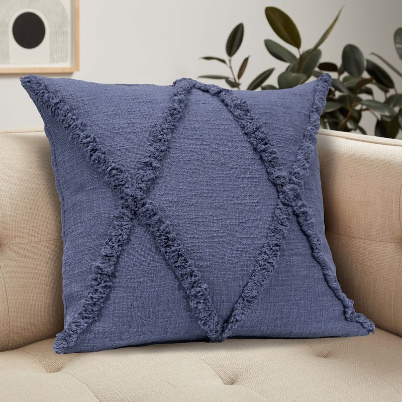 Sevita Flatwoven Cotton Throw Pillow, Set of 2