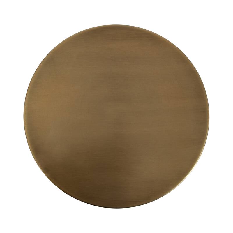 Kate and Laurel Tira Round Metal Side Table - 14x14x24