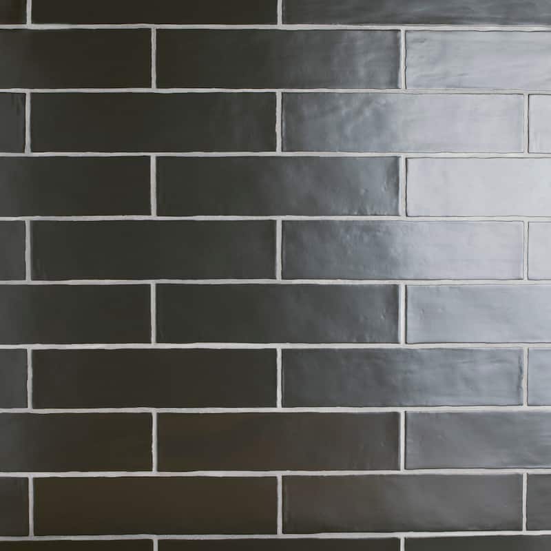 Merola Tile Chester Matte Nero 3" x 12" Ceramic Wall Tile