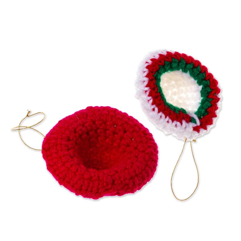 Novica Handmade Holiday Sombreros Crocheted Ornaments (Pair)