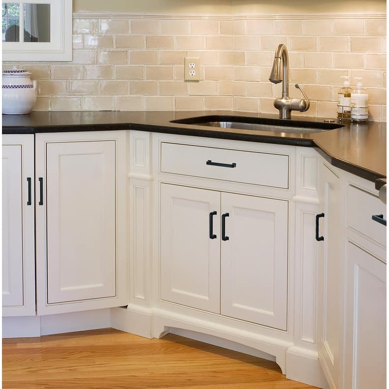 Utopia Alley Bergen Cabinet Ring Pull Knob, Decorative Cabinet Drop Pull Knobs, Pull Knobs 1.16", 3.75"/6.3" Center to Center
