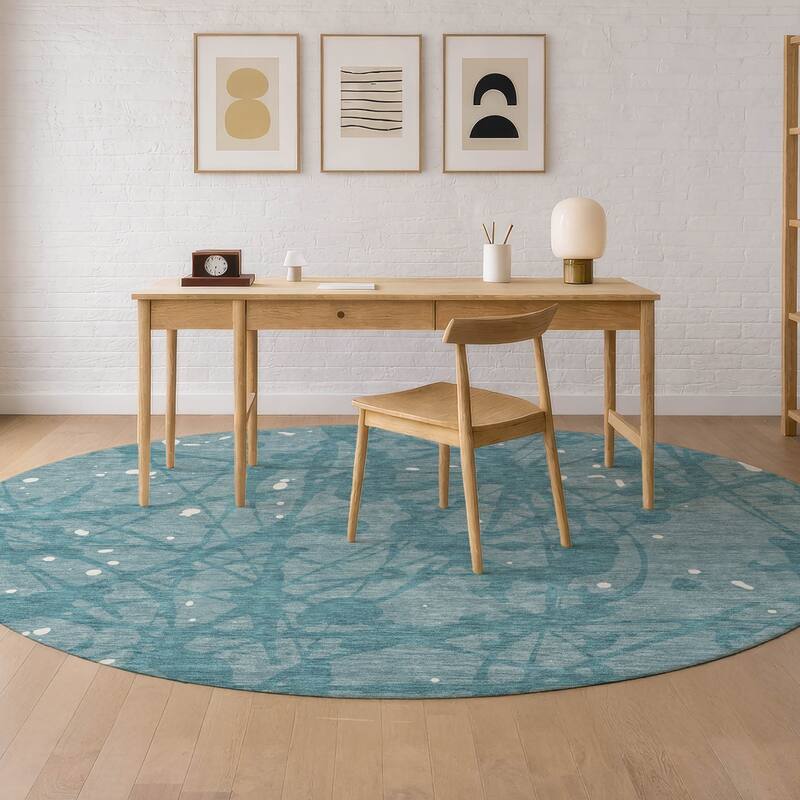 Machine Washable Indoor/ Outdoor Modern Campo Chantille Rug