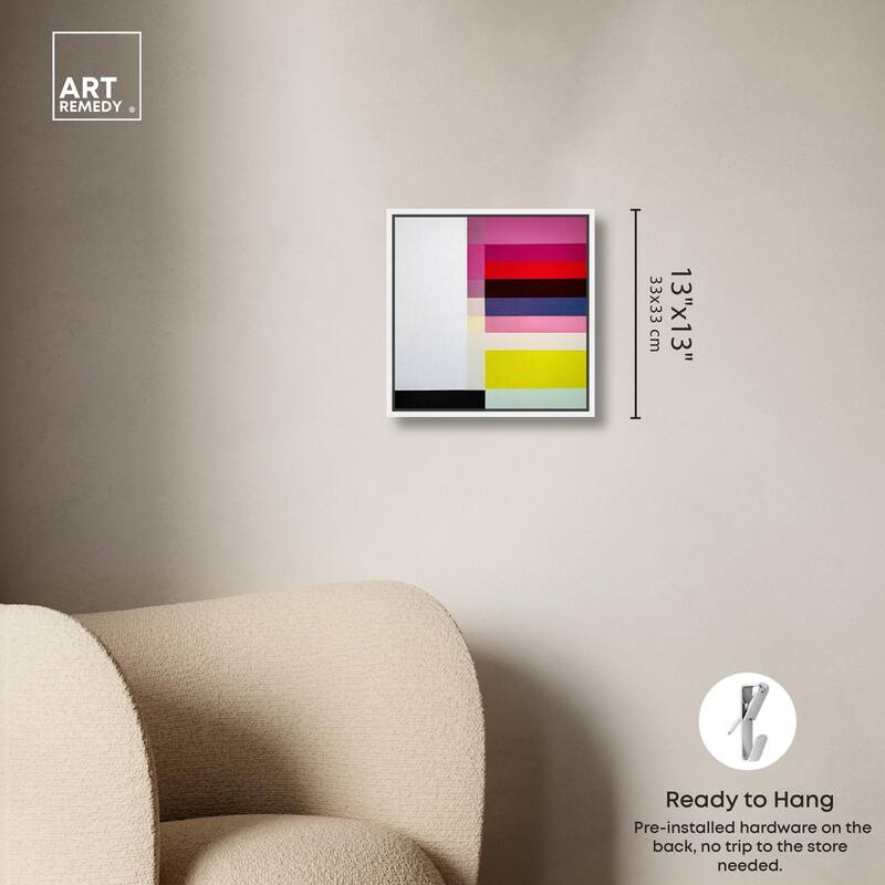Quadratic Composition Canvas by Art Remedy