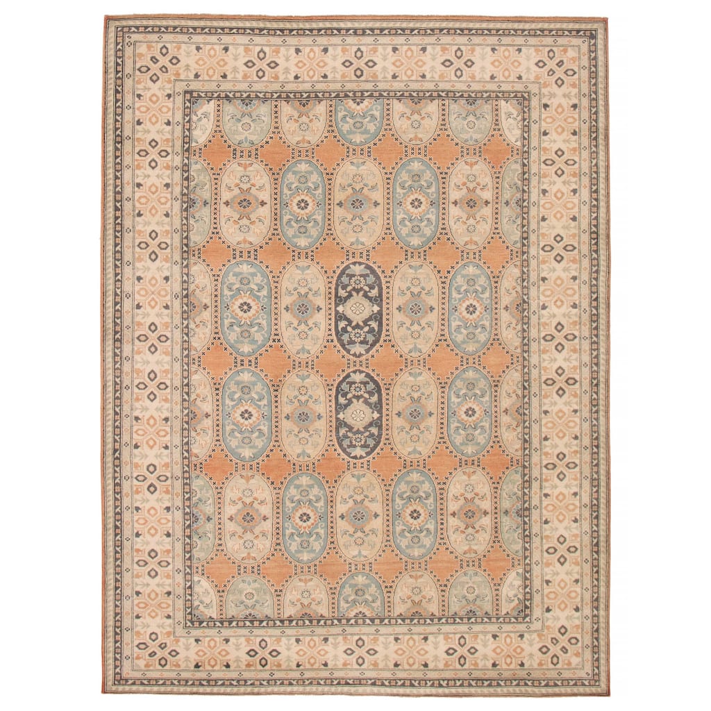 ECARPETGALLERY Hand-knotted Finest Ghazni Copper Wool Rug - 8'2 x 10'10