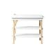 preview thumbnail 5 of 14, Milk Street Baby Branch Open Shelf Changing Table Natural /White