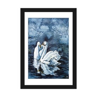 iCanvas "Swan Couple" by Zaira Dzhaubaeva - Bed Bath & Beyond - 37322827