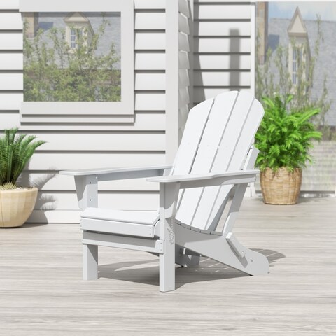 Laguna Folding Poly Eco-Friendly All Weather Outdoor Adirondack Chair