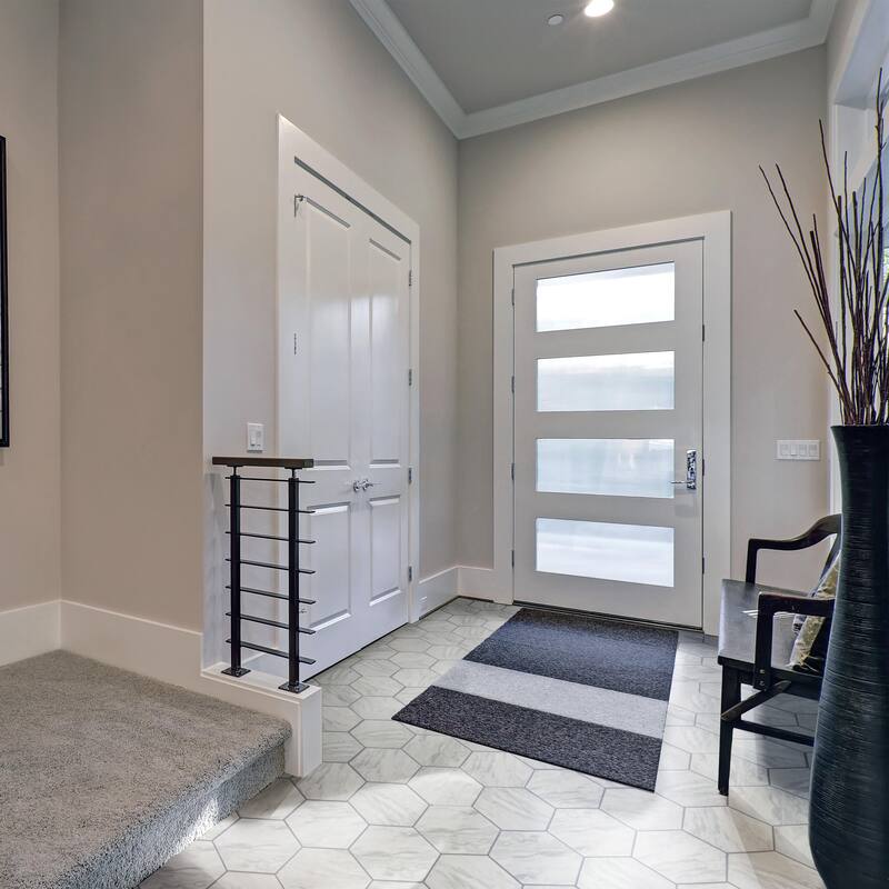 Merola Tile Classico Bardiglio Hex Light 7" x 8" Porcelain Floor and Wall Tile