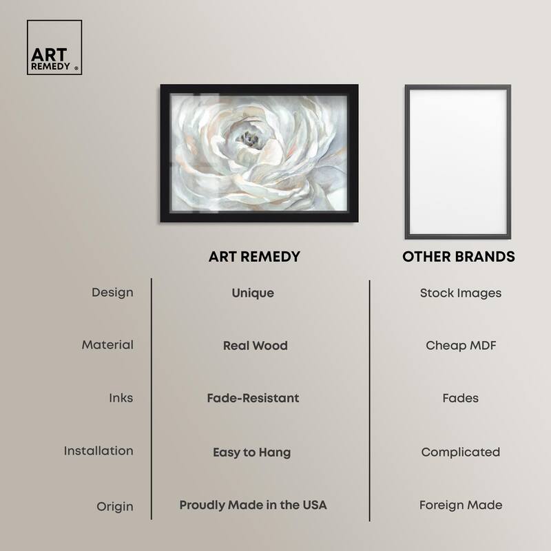 Powdery Peony Shadowbox by Art Remedy