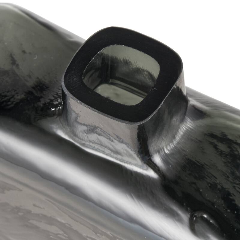 Elk Home Sellen Smoke Finish Glass 9 Inch Wide Vase