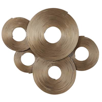 Uttermost Ahmet Gold Rings Wall Decor