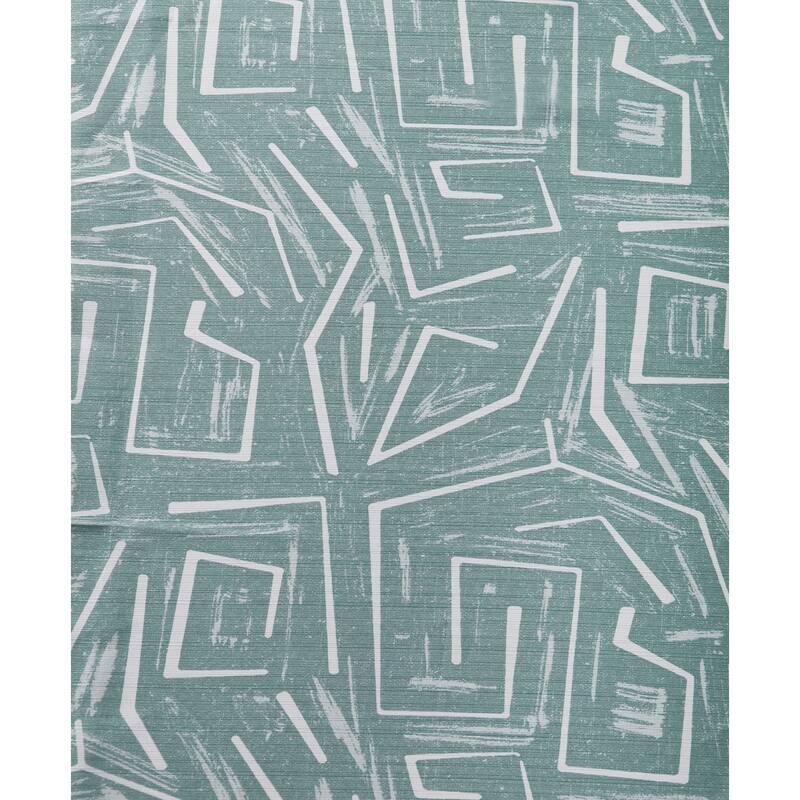 DESIGN STUDIO Printed Polyester Canvas Shower Curtain
