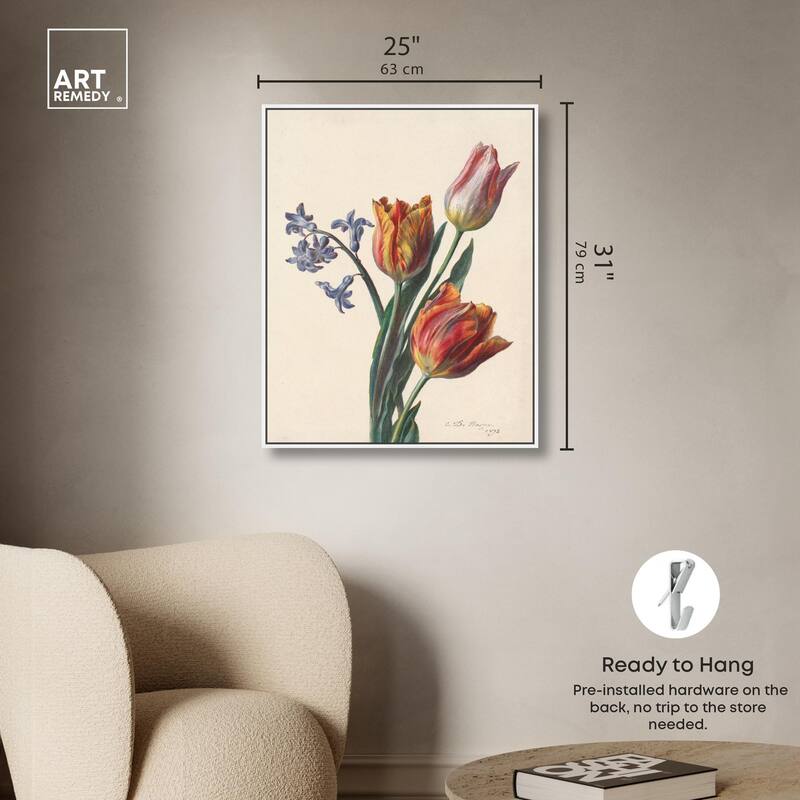 Tulips 1892 Canvas by Art Remedy
