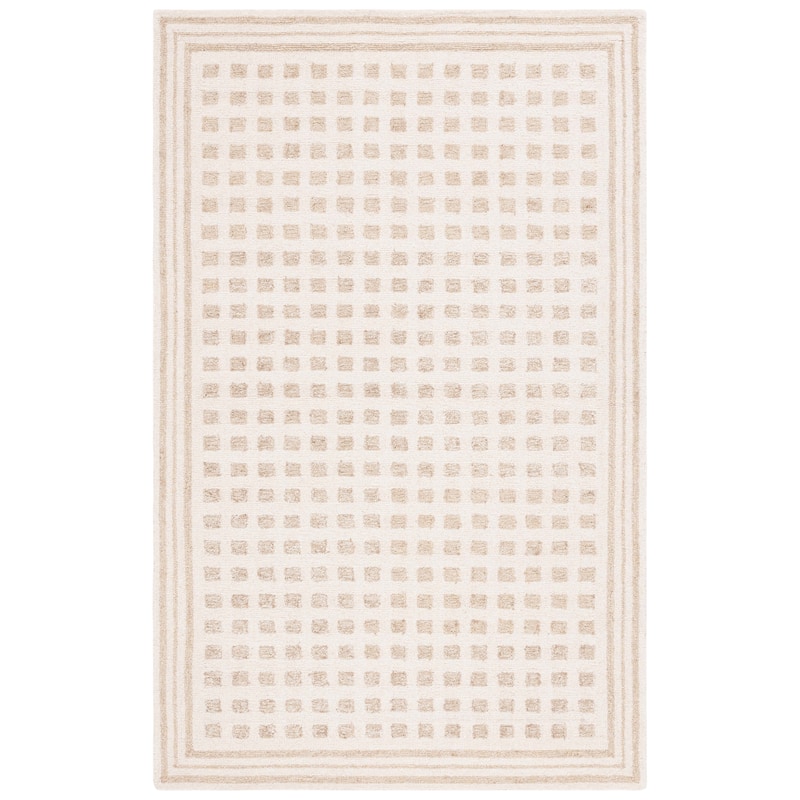 SAFAVIEH Handmade Ebony Torun Contemporary Wool Rug