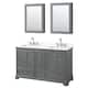Option Dark Gray / Giotto Quartz Top / Polished Chrome