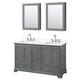 Option Dark Gray / Giotto Quartz Top / Polished Chrome