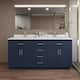 Option Dark Blue / Giotto Quartz Top / Brushed Gold