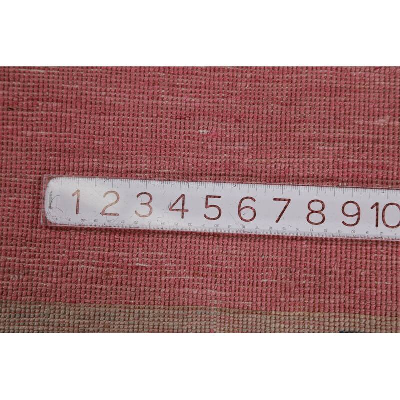 Hand Knotted Oriental 100% Wool Carpet Traditional Floral Pink Art Deco Area Rug - 7' 3'' X 4' 10''