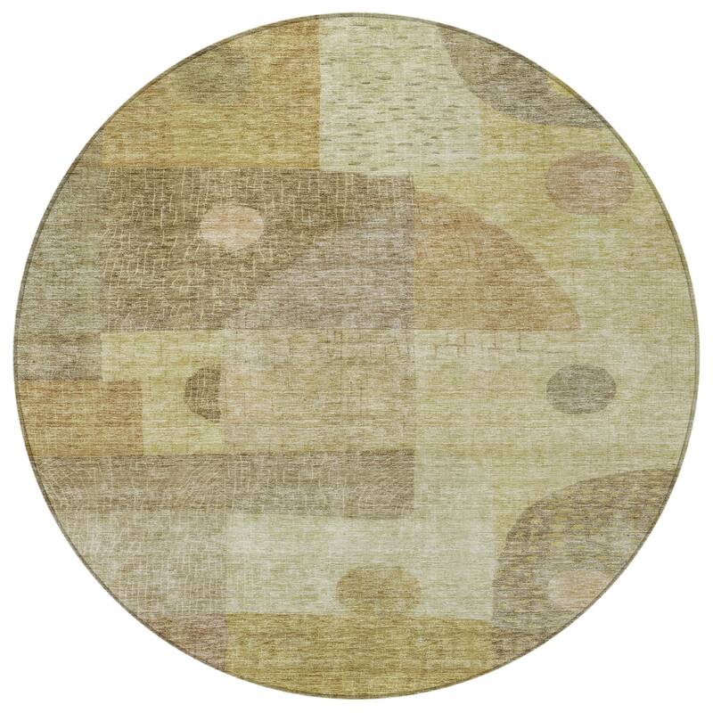 HomeRoots Geometric Transitional Rectangle Outdoor Rug