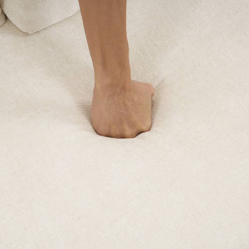 Christopher Knight Home - Cami 140.5" Chenille Upholstered U-shaped Modular Compressed Sectional Sofa with Pillows