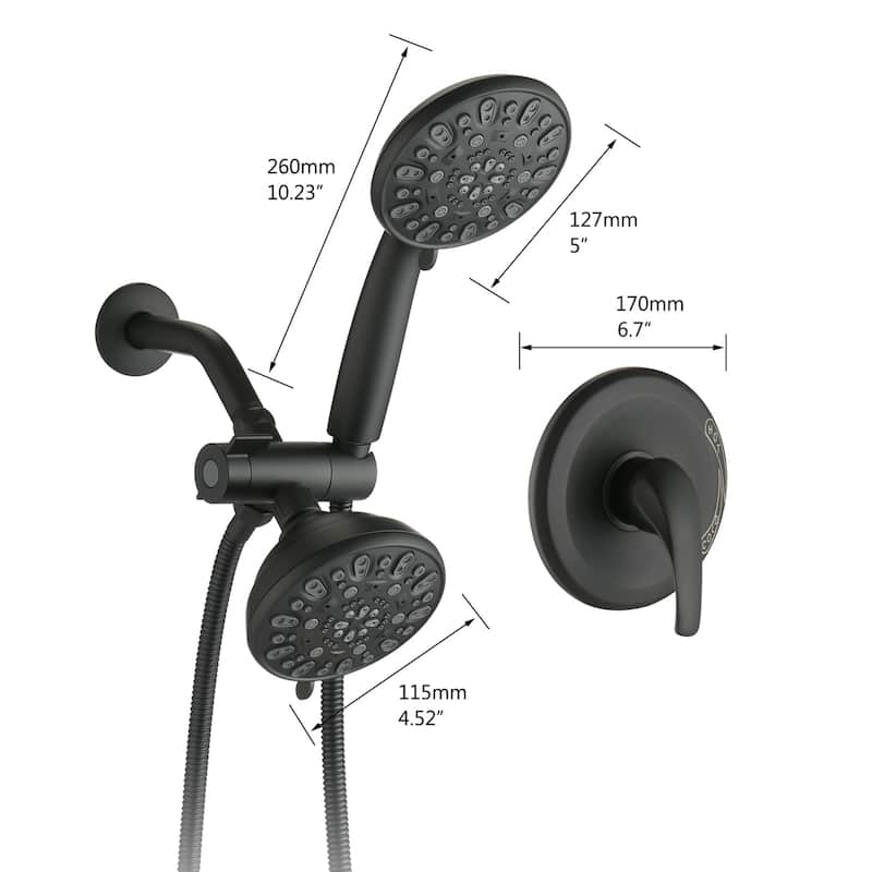 Bathroom Shower Faucet Set with Valve Shower System Set