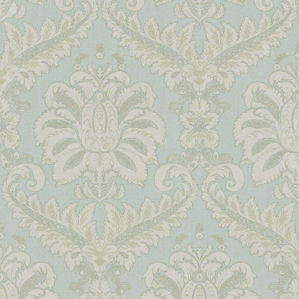 Galerie Wallcoverings Ornamenta Collection Traditional Damask Matte Finish Vinyl on Non-woven Wallpaper Roll