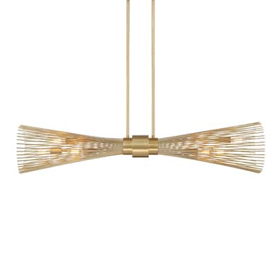Savoy House 1-9601-6 Longfellow 6 Light 42" Wide Linear Chandelier
