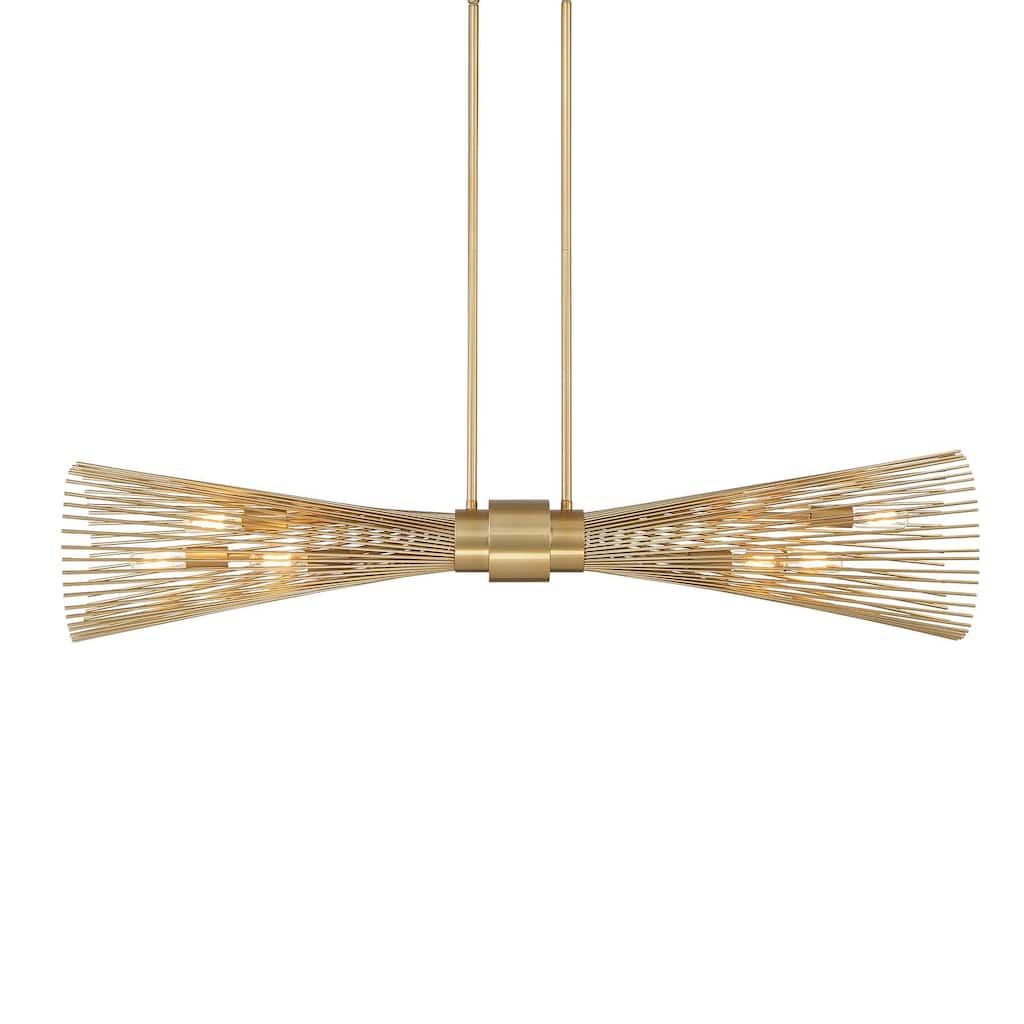 Savoy House 1-9601-6 Longfellow 6 Light 42" Wide Linear Chandelier