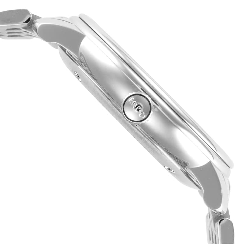 Mido Men's Baroncelli III 40mm Automatic Watch M0274081101100 - White - N/A