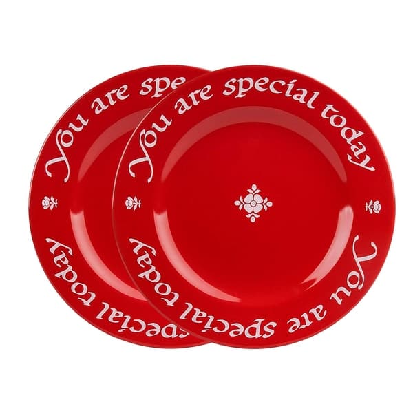 Waechtersbach You Are Special Today Red Plate - 1 Piece