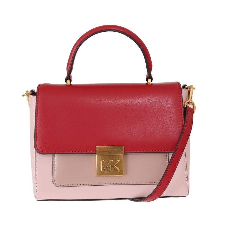 michael kors red satchel handbags